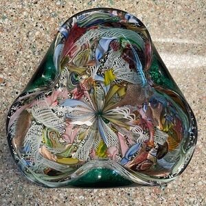 Murano glass dish by Dino Marten